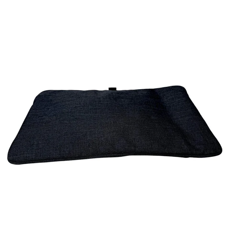Brenthaven Collins Case iPad / Tablet Holder Blue Fabric Brown Faux Leather Trim